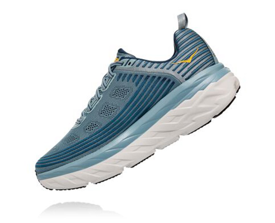 Chaussure Running Hoka One One Bondi 6 Homme - Bleu - SWR-261457